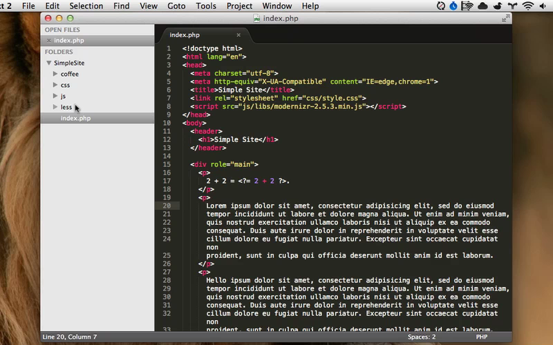 Sublime Text Workflow That Beats Coda and Espresso